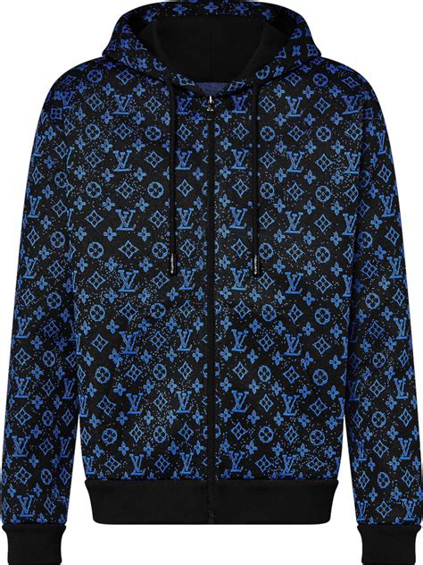 louis vuitton black zip up hoodie|louis vuitton hoodie monogram.